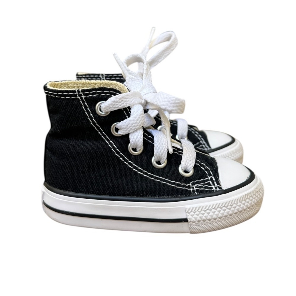 Converse Chuck Taylor All Star High Top Black White Infant Size 3